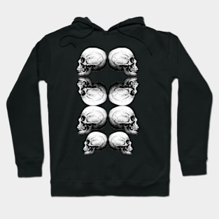 Skull Advanced Profile B&W Hoodie